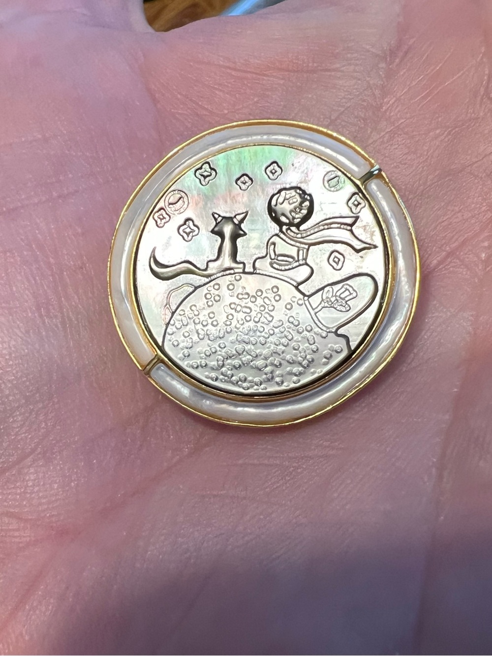 Carved Mother of Pearl- The Little Prince